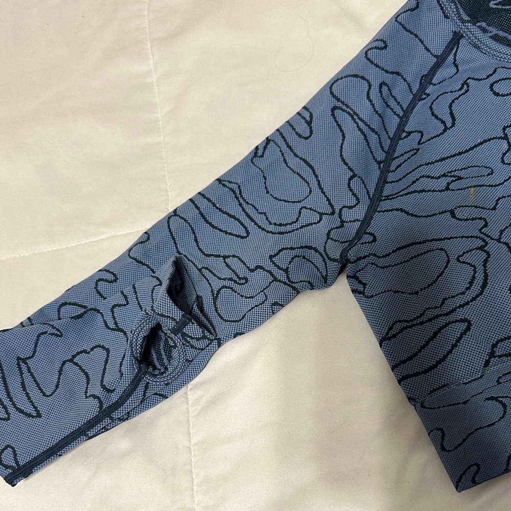 Echt Blue Patterned Activewear Set - image 6